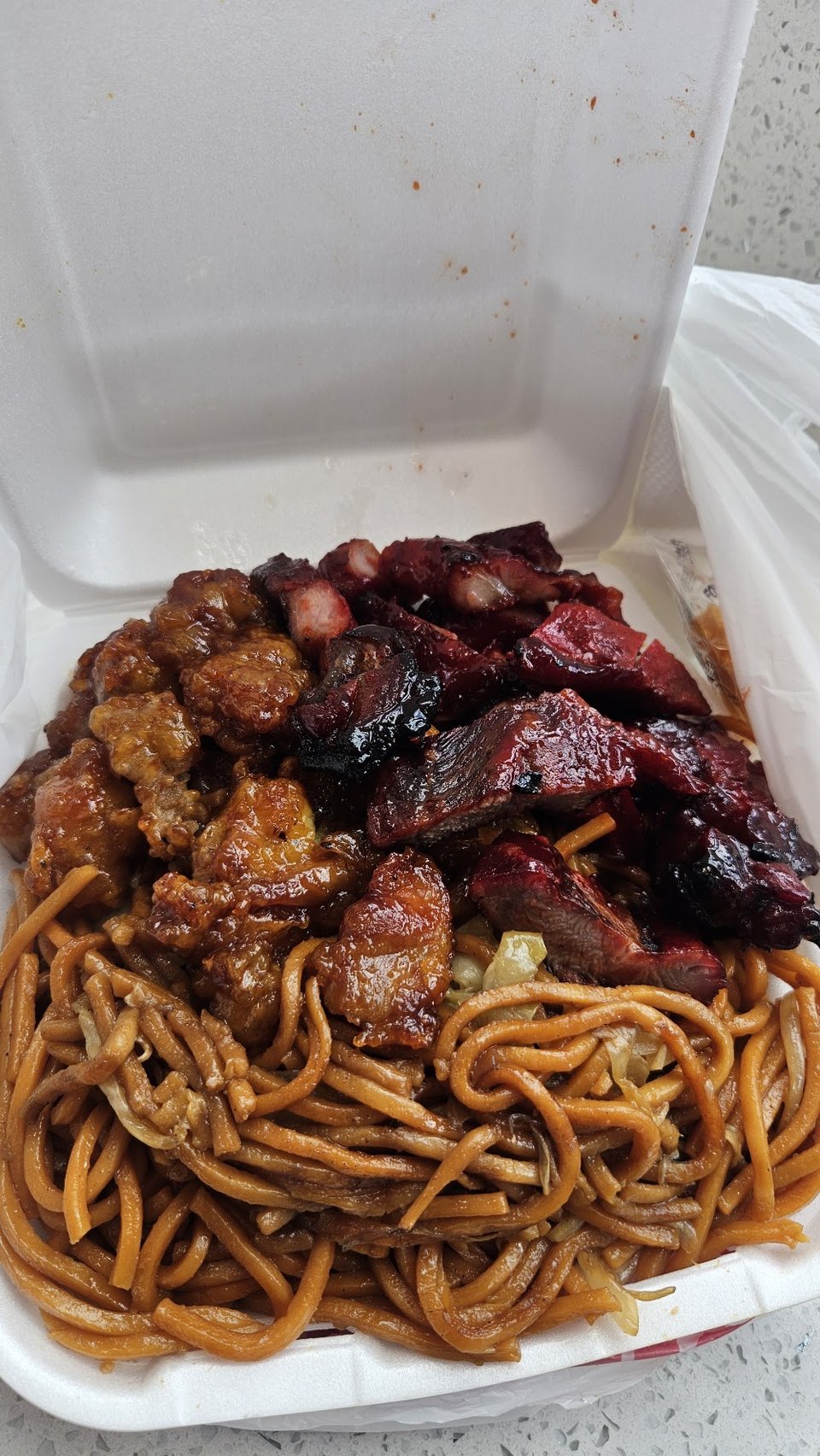 B B Q Pork Chow Mein